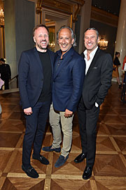 Godo Krämer (Marketing Consultant Ingolstadt Village) , Sanjiv Singh (Managing Director Ingolstadt Village) Christof Fuchs (Retail Director Ingolstadt Village) Ingolstadt Village Ballet Performance Event (Portrait Wayne Mcgregor) Bayerisches Staatsballett im Nationaltheater München am 7.06.2019 BrauerPhotos / Goran Nitschke fuer Ingolstadt Village